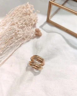 Cheap HippieChic Bague Martelée Dorée