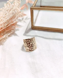 Cheap HippieChic Bague Martelée Dorée