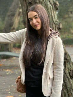 Outlet HippieChic Blazer Velours Capuche Léo