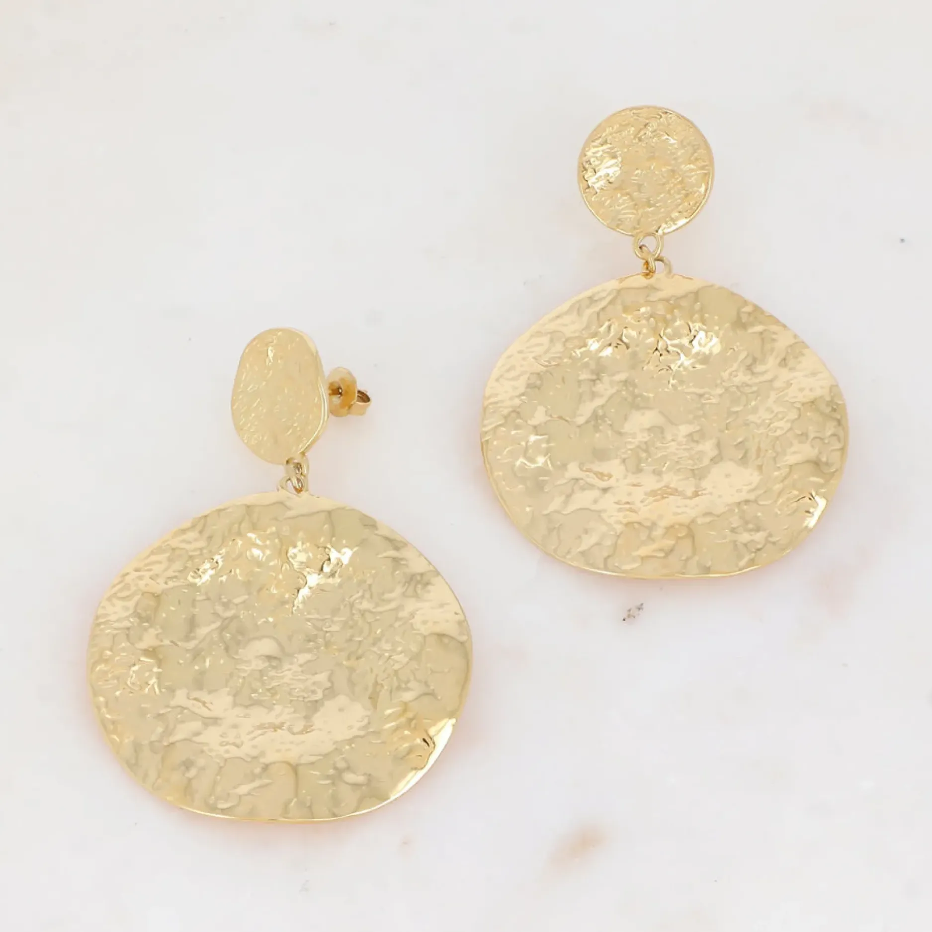 New HippieChic B.O avec 2 Pièces Rondes Martelées