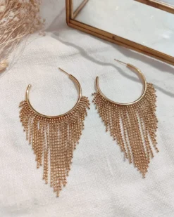 Flash Sale HippieChic B.O Créole Frange Doré