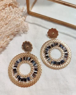 Best HippieChic B.O Perles Noir et Blanc