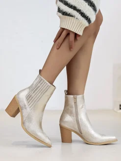 New HippieChic Bottines Gold