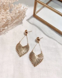 Discount HippieChic Boucles d'Oreilles Dorée