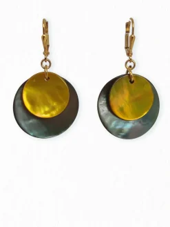 Discount HippieChic Boucles d'Oreilles Nacre Farandole