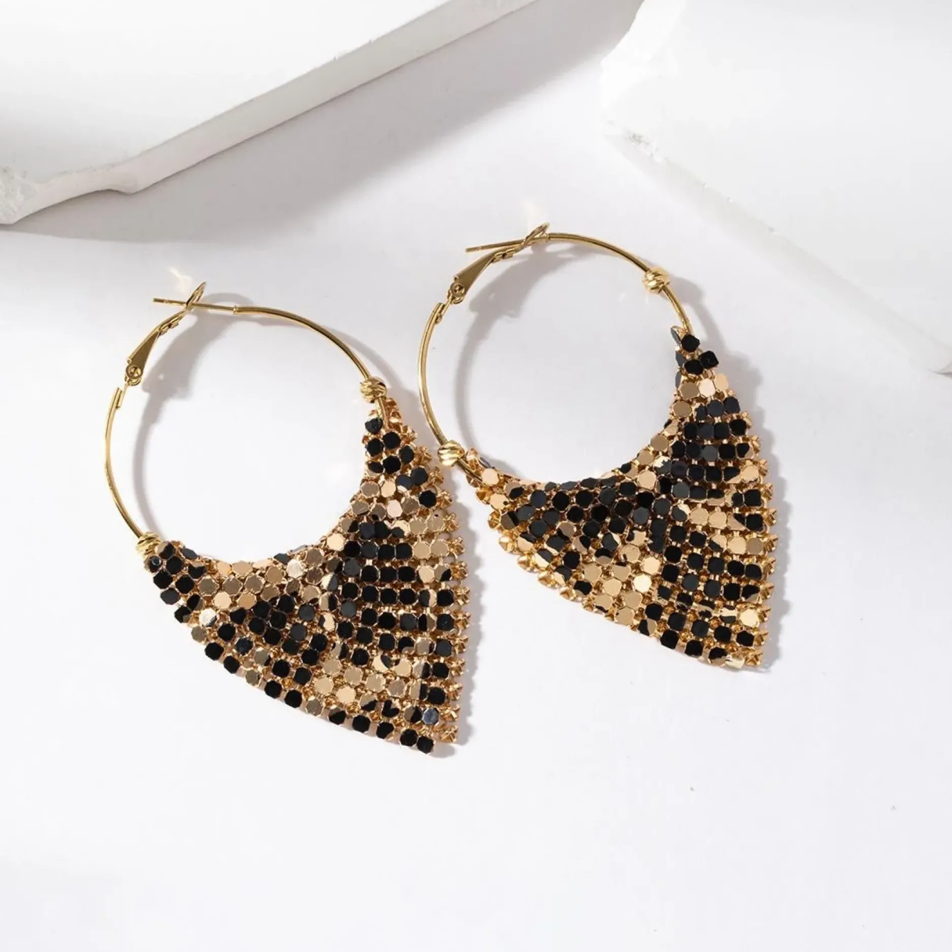 New HippieChic Boucles d'Oreilles Sequins