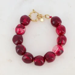 Clearance HippieChic Bracelet avec Perles en Résine