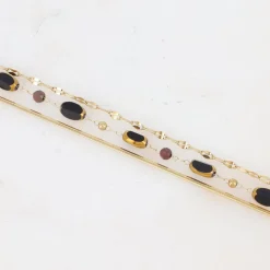 Cheap HippieChic Bracelet avec Pierre Naturelle