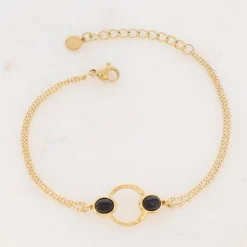 Cheap HippieChic Bracelet avec Pierre Naturelle