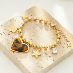 Online HippieChic Bracelet Coeur Marbré