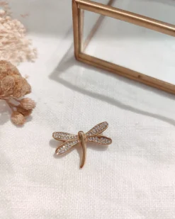 Sale HippieChic Broche Libellule Strass