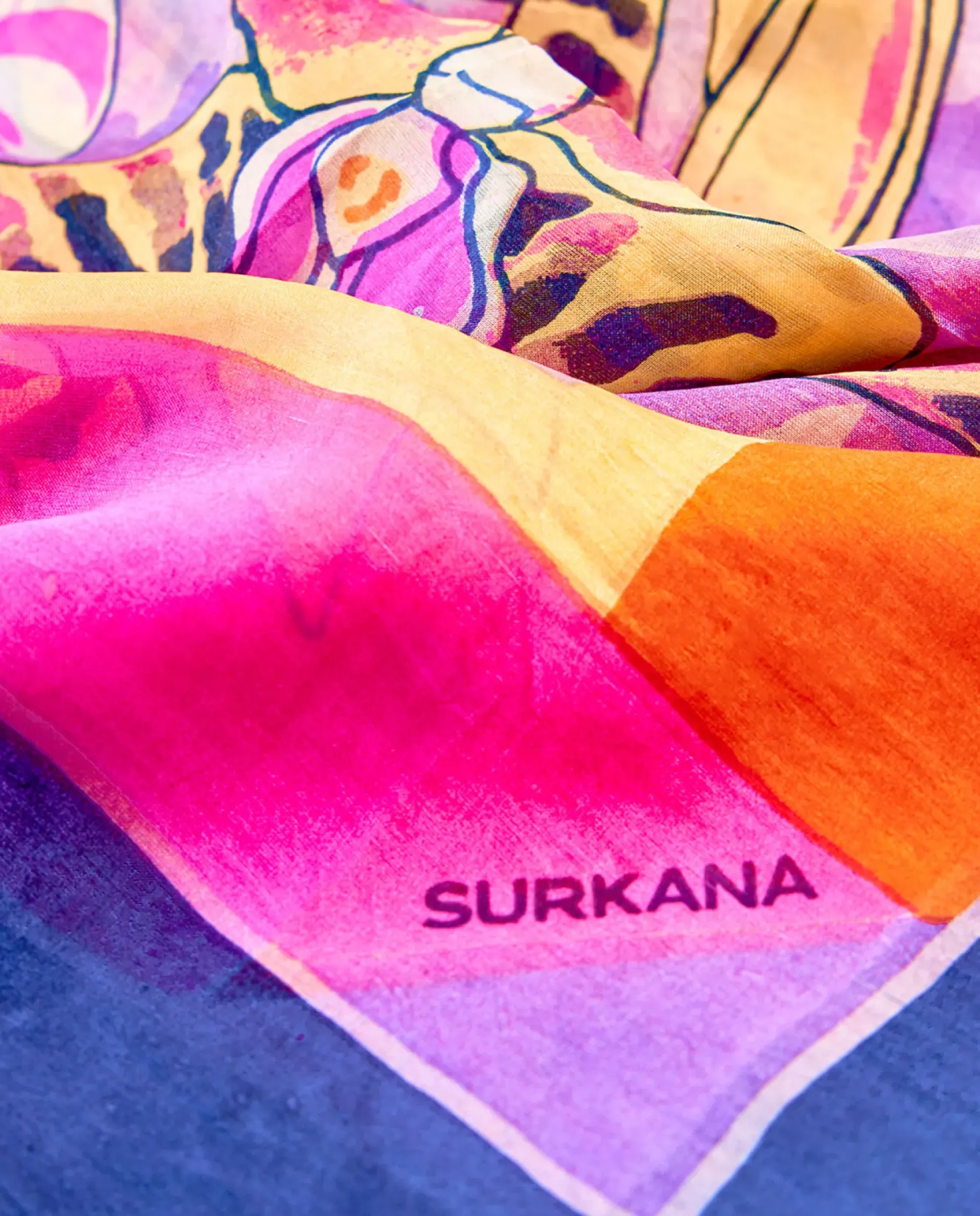 Outlet HippieChic Carré de Soie Lilas / 34SIPA222 Multi