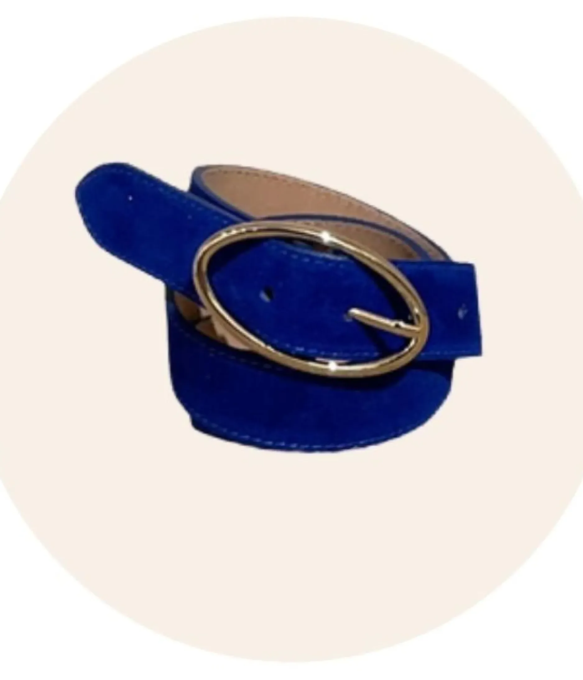 Cheap HippieChic Ceinture Boucle Ovale Orange