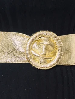 Clearance HippieChic Ceinture en cuir uni - hippie chic Noir