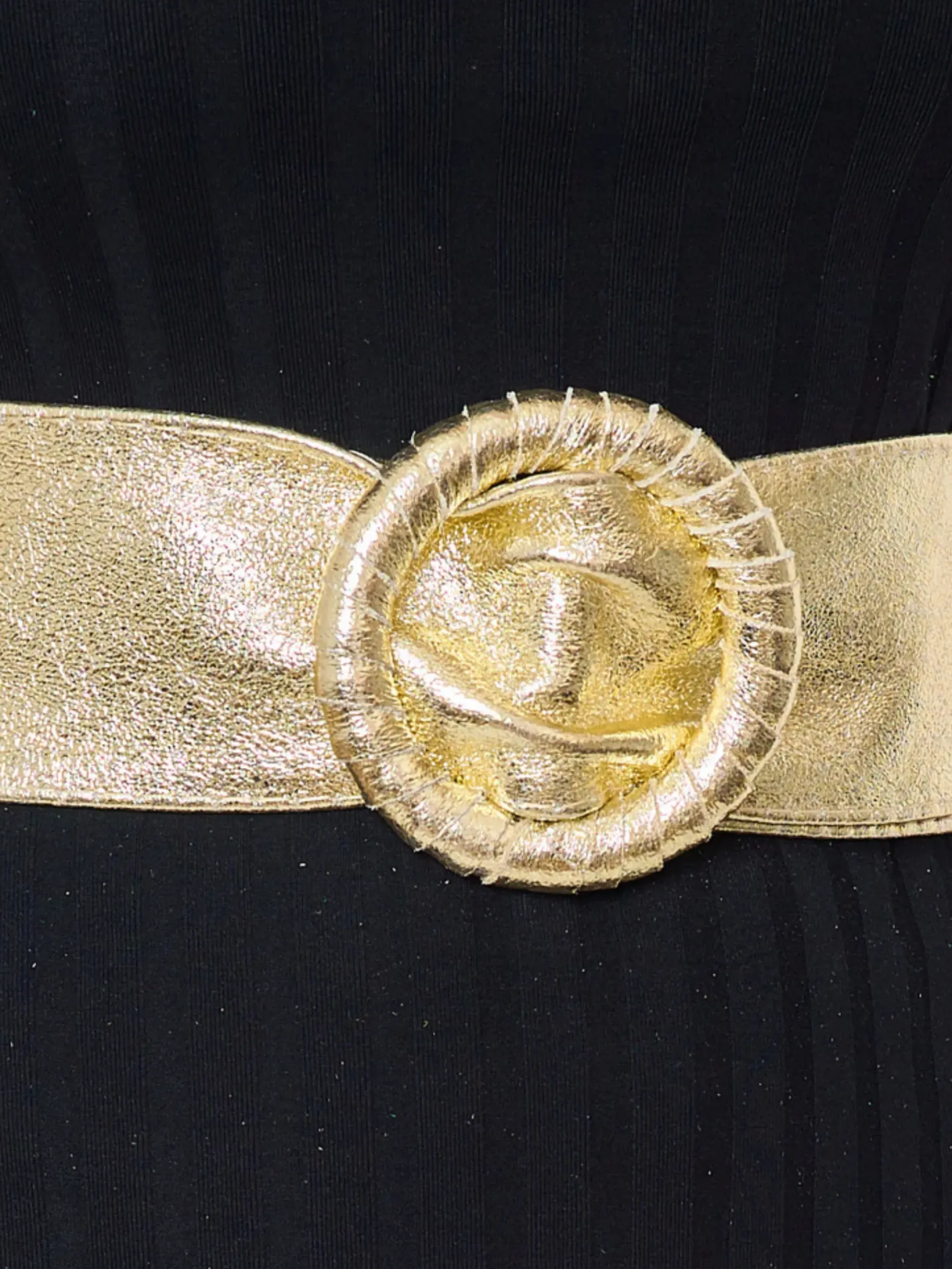 Clearance HippieChic Ceinture en cuir uni - hippie chic Noir