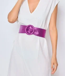 Clearance HippieChic Ceinture en cuir uni - hippie chic Noir