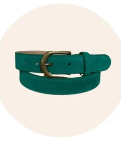 Cheap HippieChic Ceinture en Suédine Vert