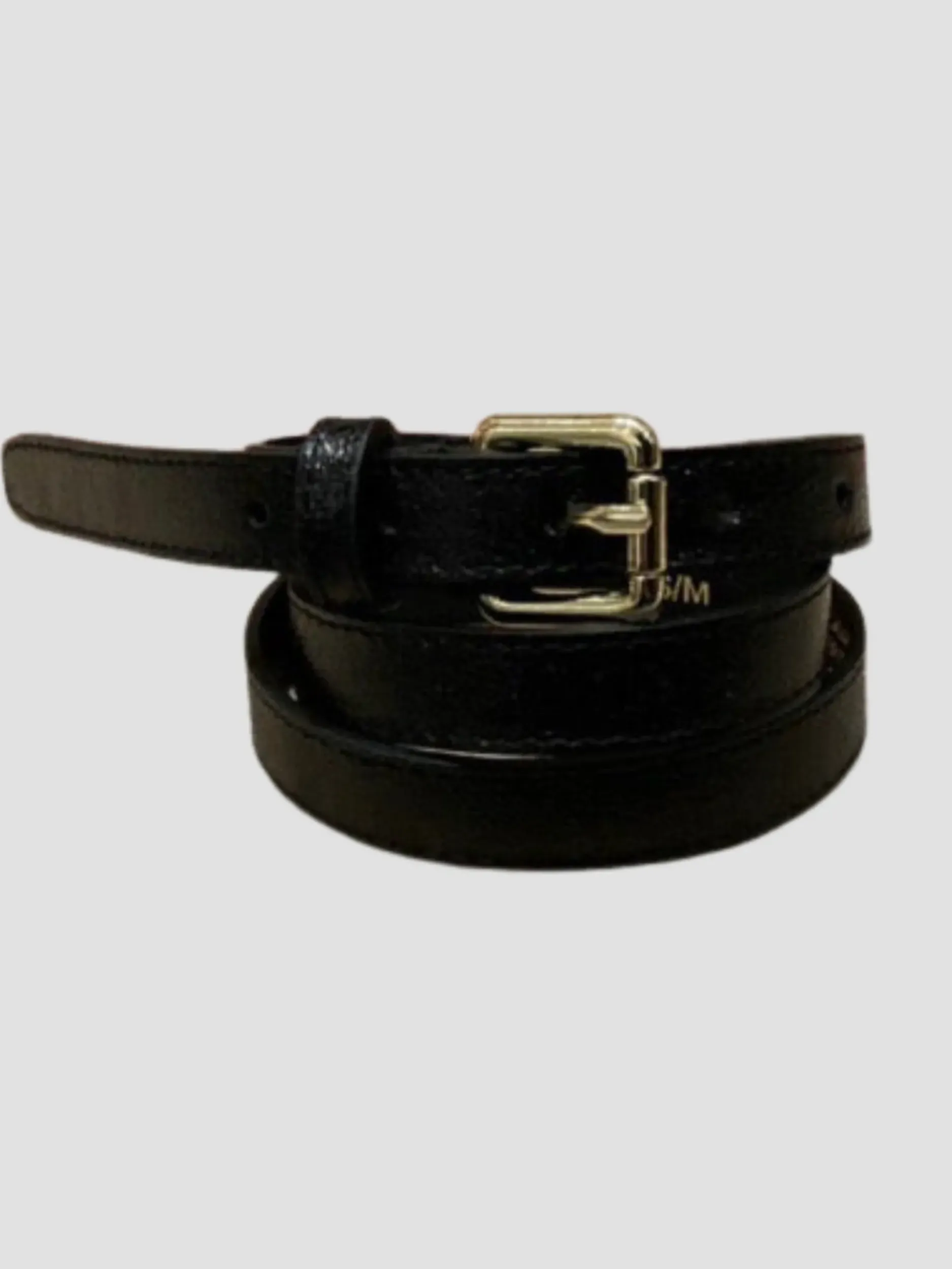 Flash Sale HippieChic Ceinture Fine Brillante en cuir Doré