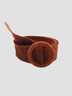 Store HippieChic Ceinture Large Unie en Cuir