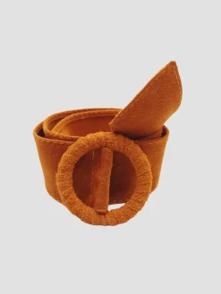 Store HippieChic Ceinture Large Unie en Cuir