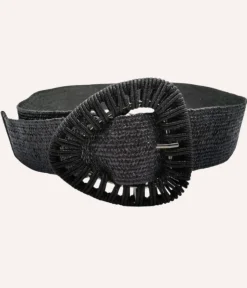 Best Sale HippieChic Ceinture Élastique Brillante Noir
