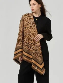 Sale HippieChic Écharpe Chaude Léopard