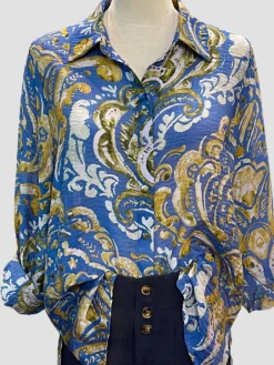 Store HippieChic Chemise Blues Floral