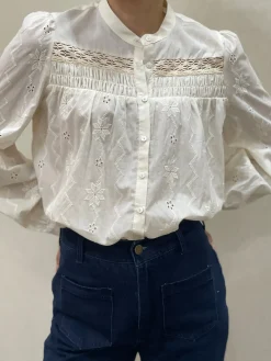 Store HippieChic Chemise Brodée Flocons