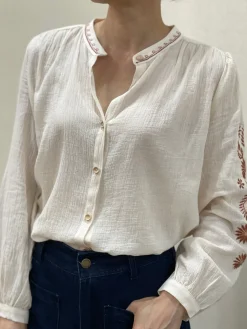 Flash Sale HippieChic Chemise Brodée Lina