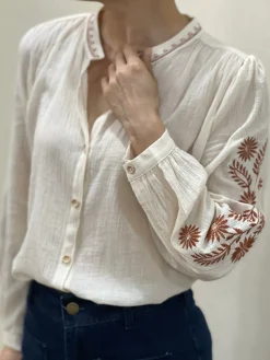 Flash Sale HippieChic Chemise Brodée Lina