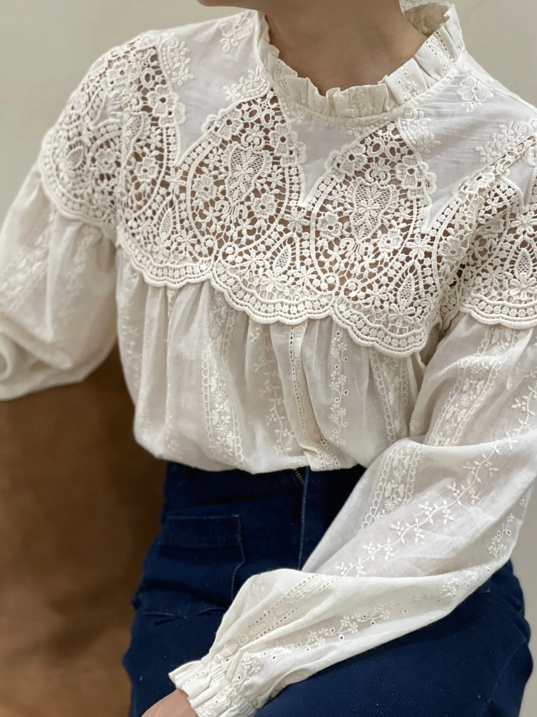 Flash Sale HippieChic Chemise Broderie Anglaise