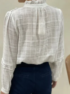 Discount HippieChic Chemise Crépon Dentelle