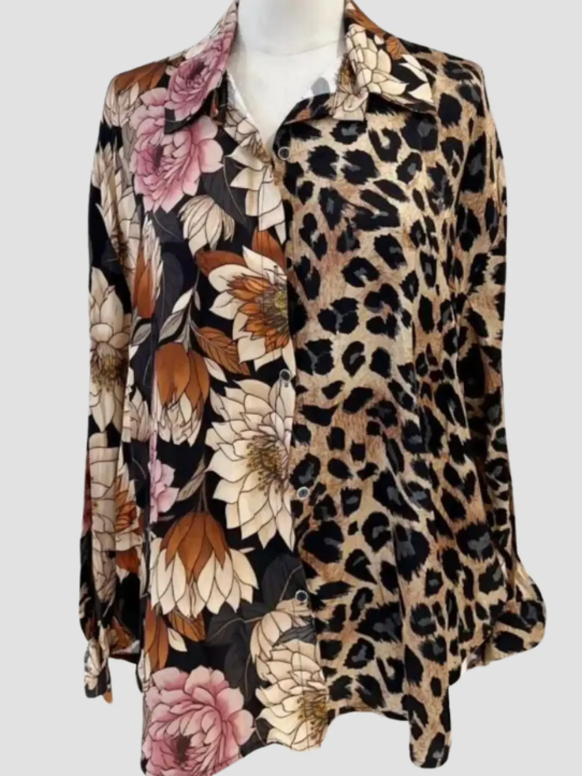 Fashion HippieChic Chemise Duo Print