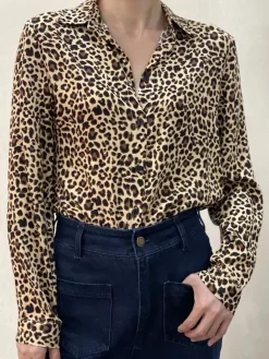 Cheap HippieChic Chemise Imprimé Léopard