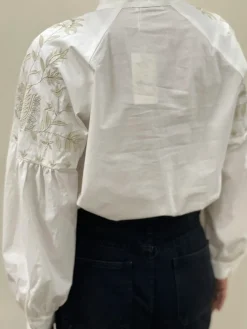 Online HippieChic Chemise Manches Brodé