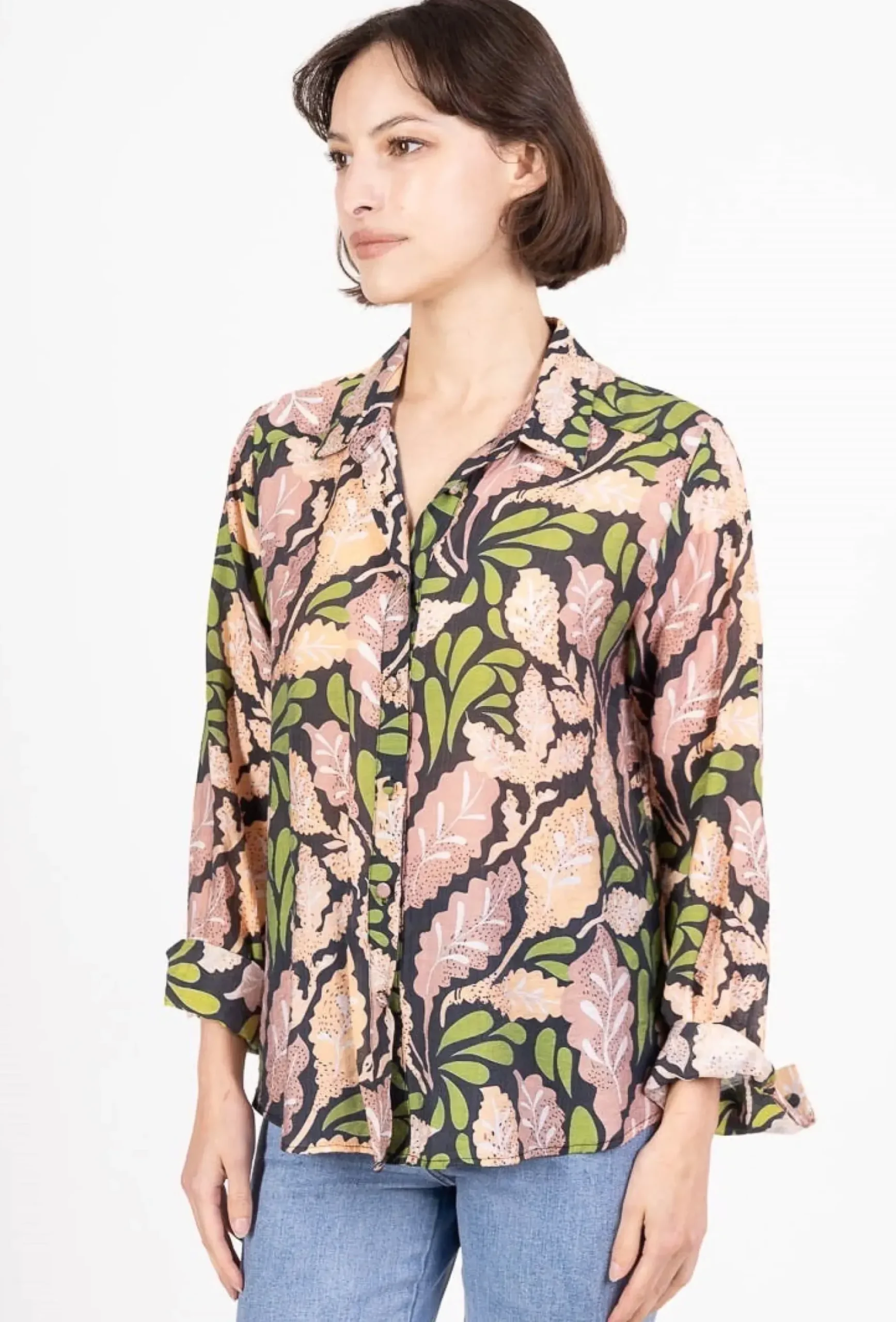 Online HippieChic Chemise Monia Multicolore