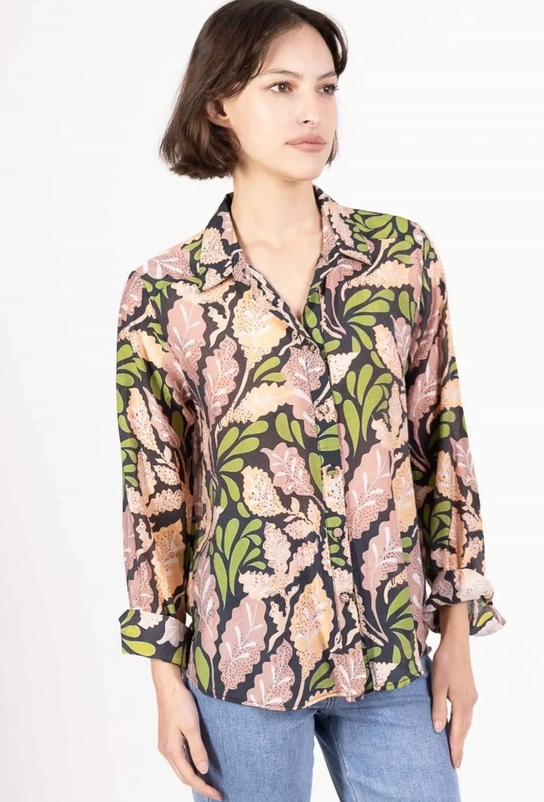 Online HippieChic Chemise Monia Multicolore