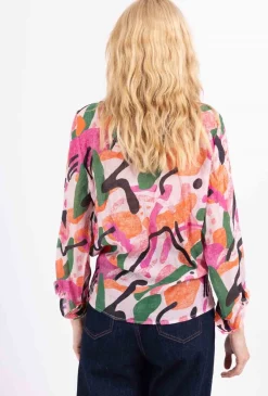 Cheap HippieChic Chemise Paint Multicolore