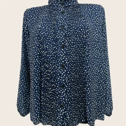 Outlet HippieChic Chemise Petits Pois Noir