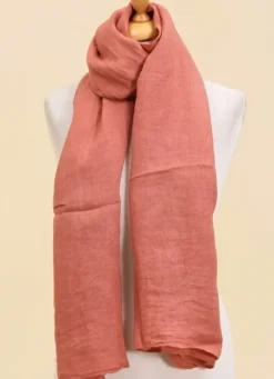 Outlet HippieChic Châle 100% Lin Beige