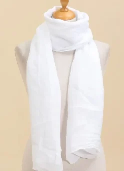 Outlet HippieChic Châle 100% Lin Beige