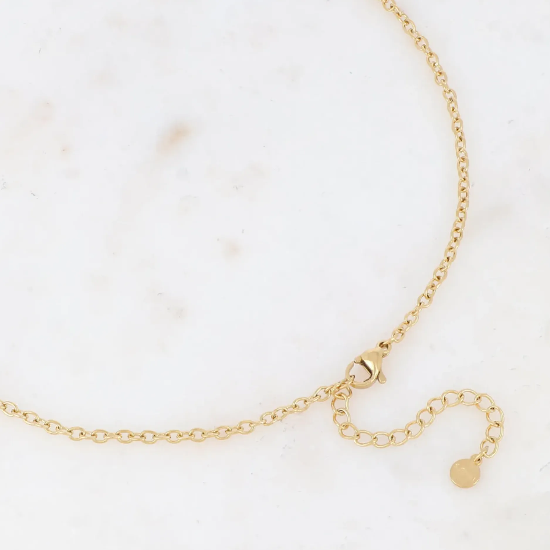 Cheap HippieChic Collier avec Feuillage Doré