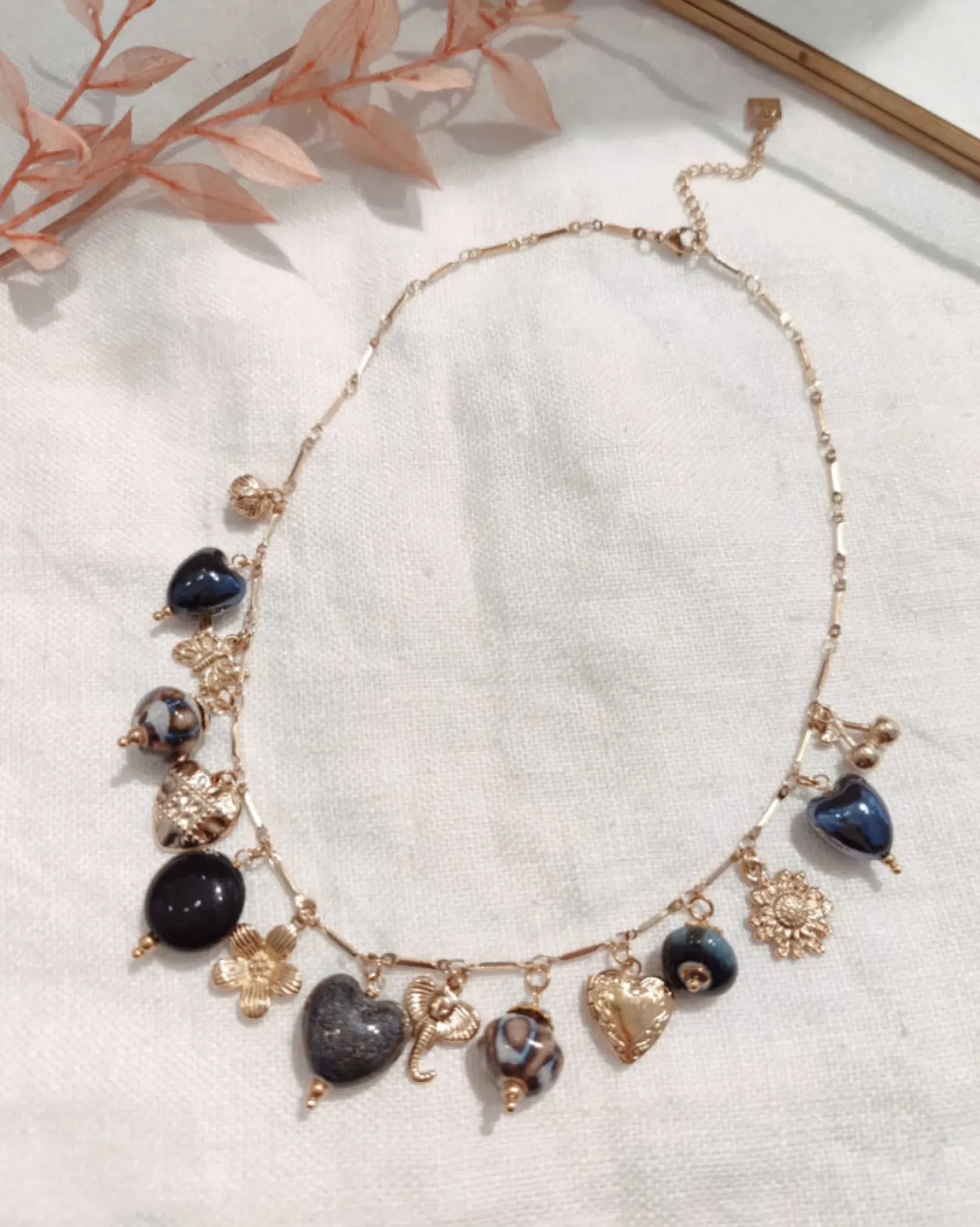 Shop HippieChic Collier Breloque Céramique