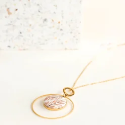 Hot HippieChic Collier Cerclé Or + Caps Yaya