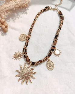 Discount HippieChic Collier Chaine Léopard