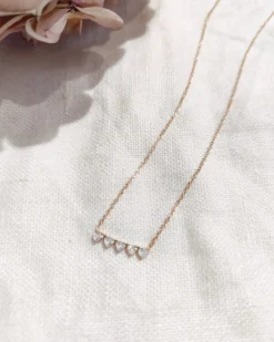 New HippieChic Collier Coeur Strass