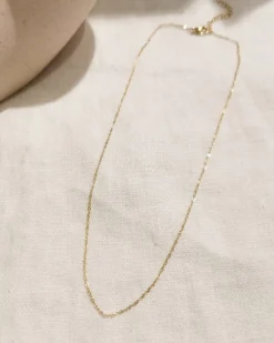 Best Sale HippieChic Collier Fin Doré