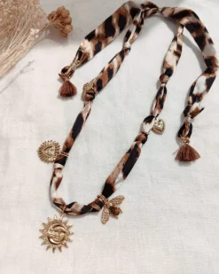 Shop HippieChic Collier Léopard Soleil