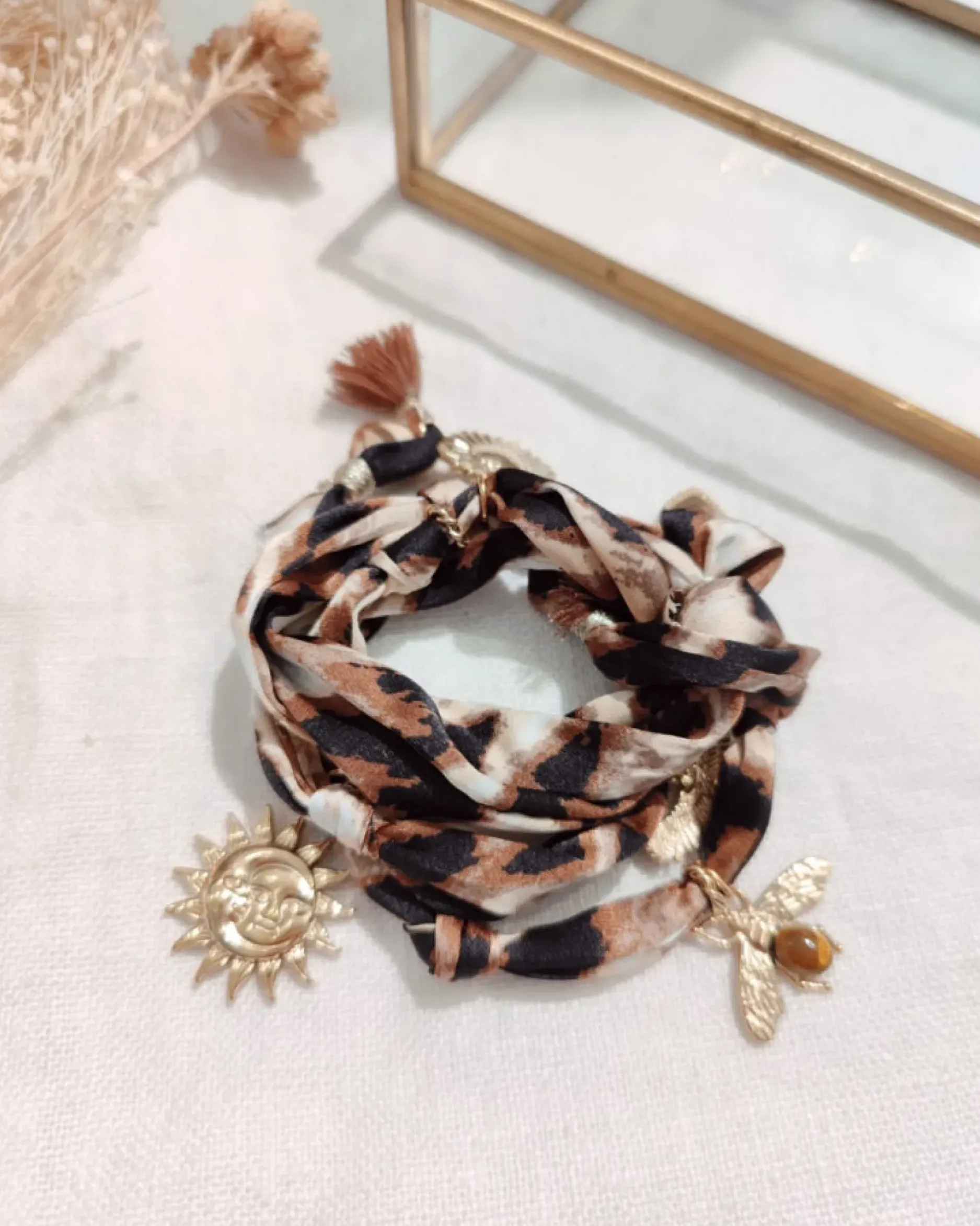 Shop HippieChic Collier Léopard Soleil