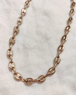 Clearance HippieChic Collier Maille Grain de Café